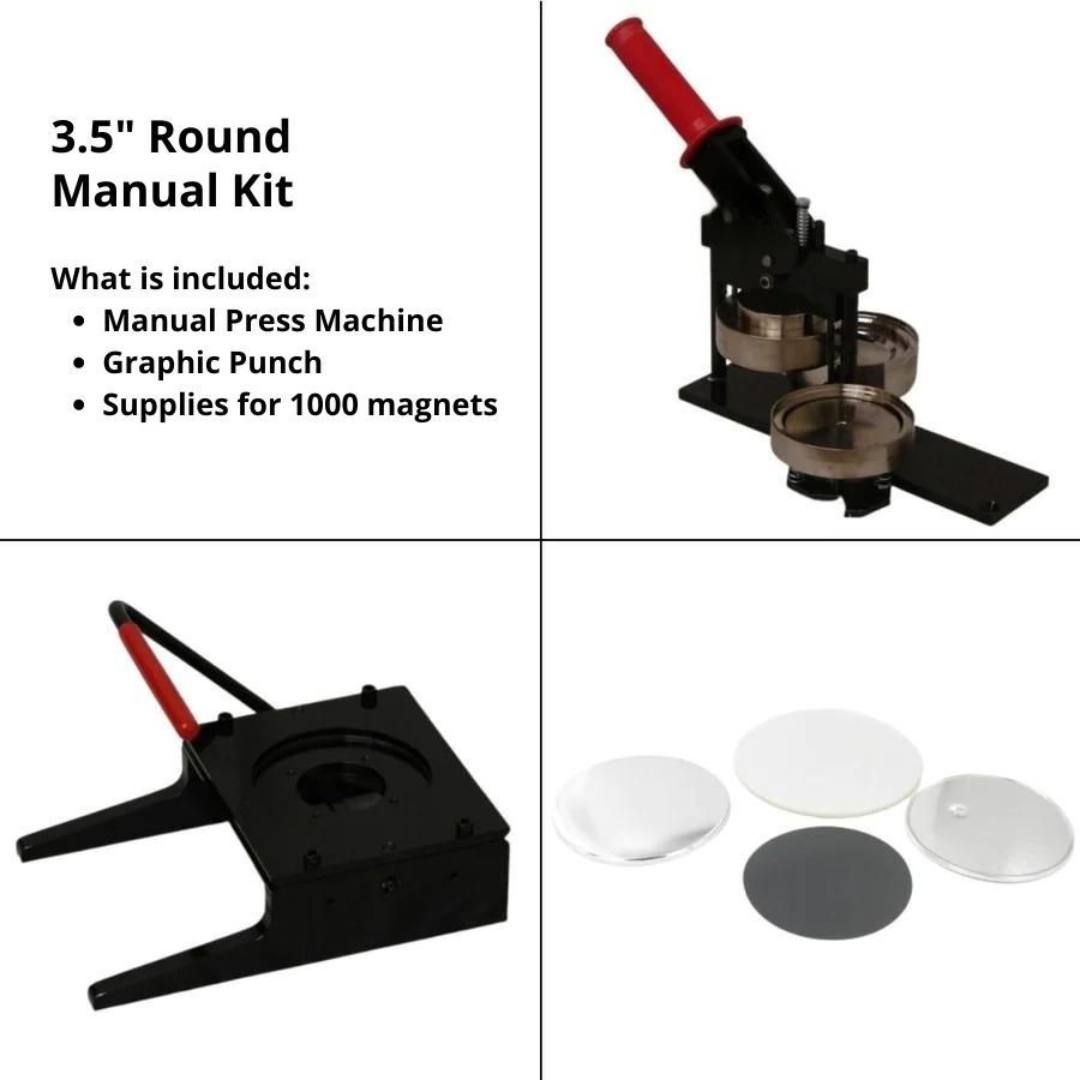 ミニ系統板マグネット3枚セット みみ Manual Kit Round 3.5