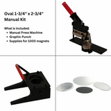 Manual Kit Oval 1.75 x 2.75"