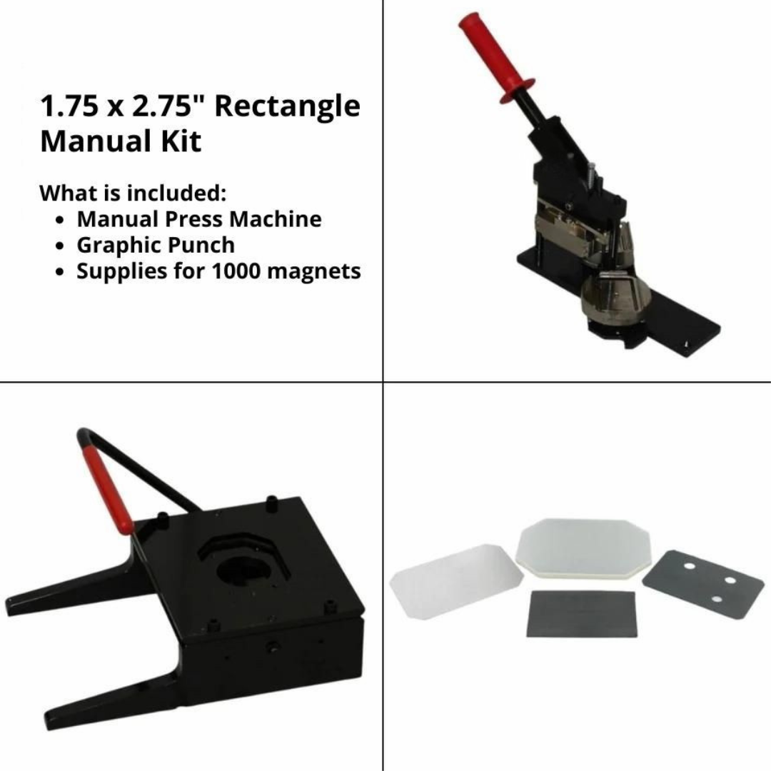 Manual Kit Rectangle 1.75 x 2.75"