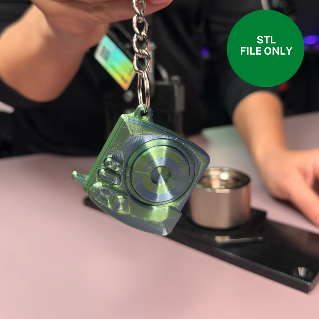 Camera Keychain Charm - STL File