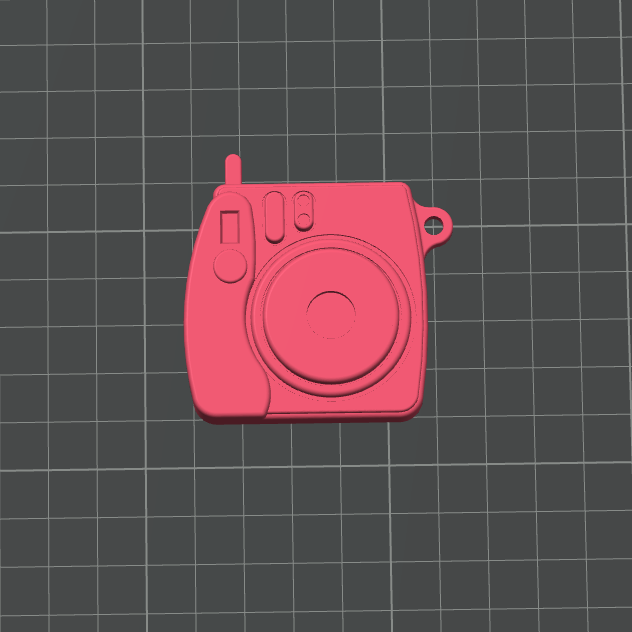 Camera Keychain Charm - STL File