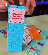 Floral Bookmark - Magnet at the Top