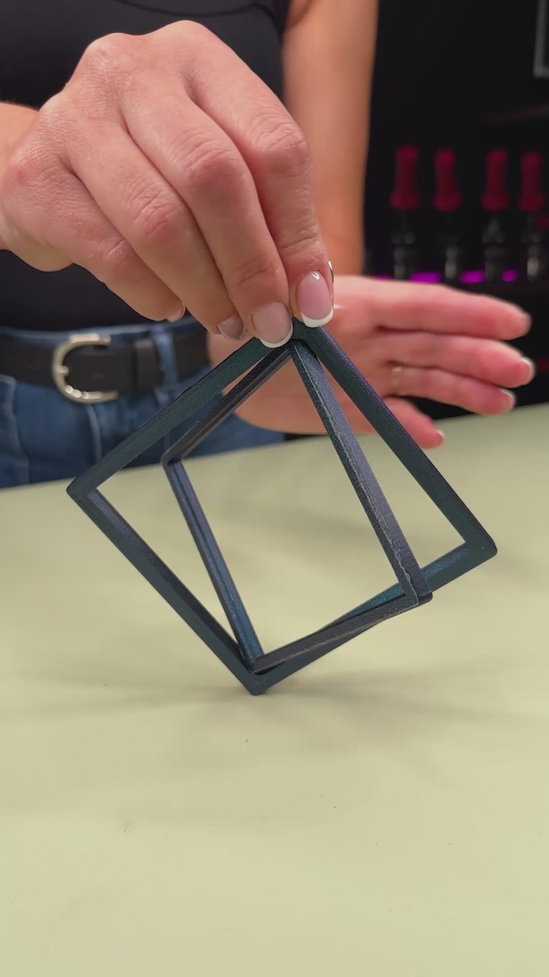 Square Rotating Charm - STL File