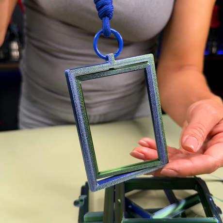 Rectangle Rotating Charm - STL File