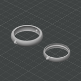 Rotating Keychain Charm - STL File