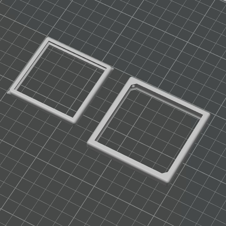 Square Rotating Charm - STL File