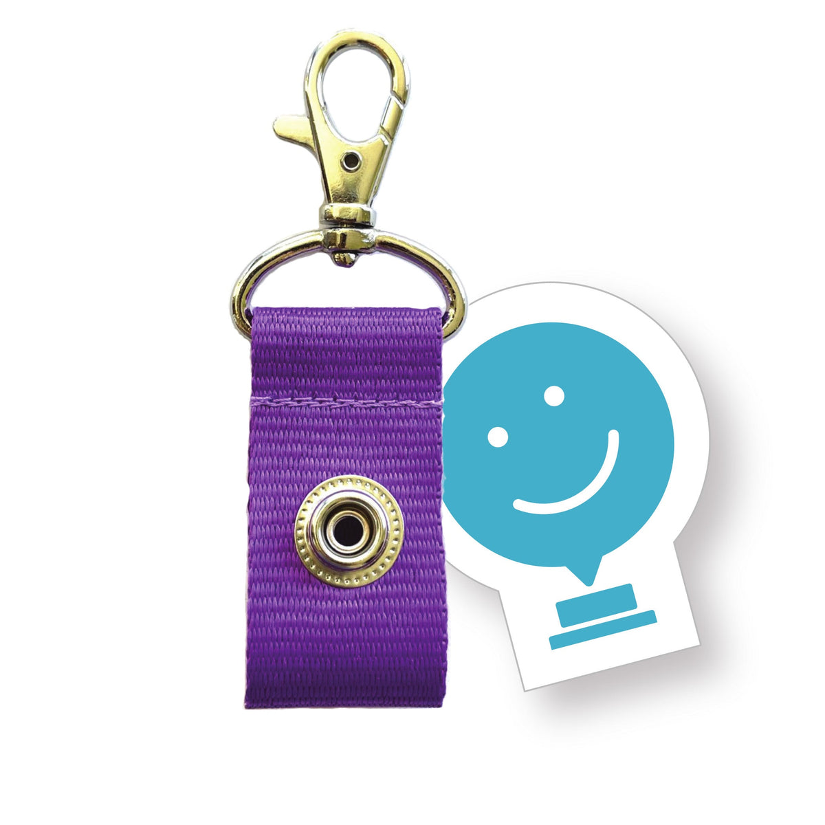 Zipper Pull Strap Accessories for ChattySnaps® Buttons (6-Pack)